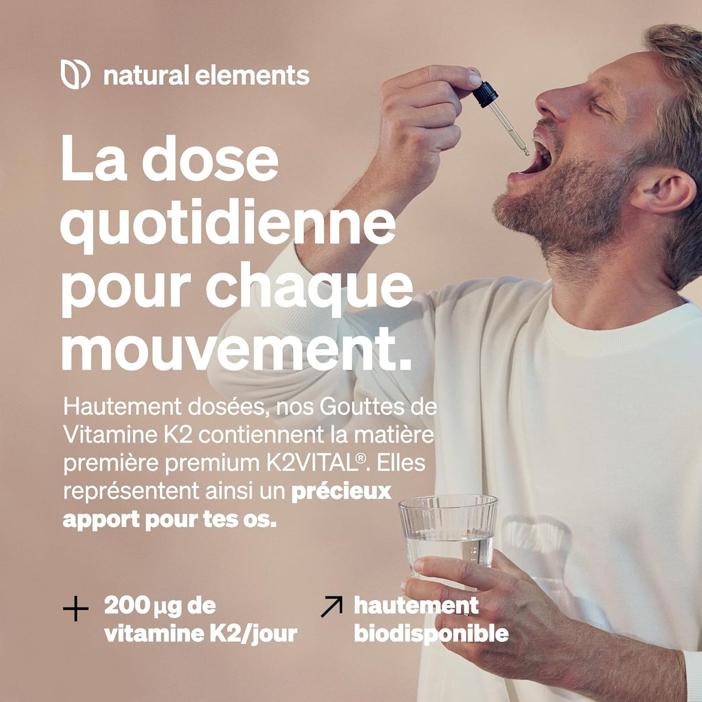 200 Μg De Vitamine K2 MK-7 – 1 700 Gouttes (50 Ml) – Teneur All-Trans >99,7% (K2VITAL® De Kappa) – Produit Testé En Laboratoire, Végan, Fortement Dosé
