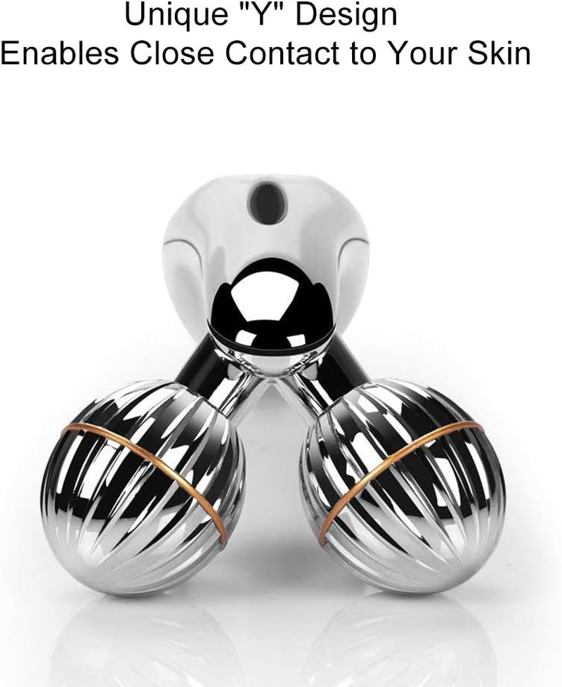 3D Rouleaux Massage Des Visage, Appareil De Massage Du Visage, Microcourant Soin De La Peau Corps Pour Massage Facial, Raffermissement De La Peau, Rouleau Visage Anti-Âge Et Anti-Ride