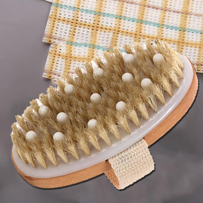 Brosse Massage À Sec,Brosse Exfoliante,Bain Brosse Corps,Brosse Masseuse Corps,Doux Brosse Massage Crops,Brosse Pour Le Corps,Brosse À Sec Corps,Rend La Peau Lisse Et Propre 1PC
