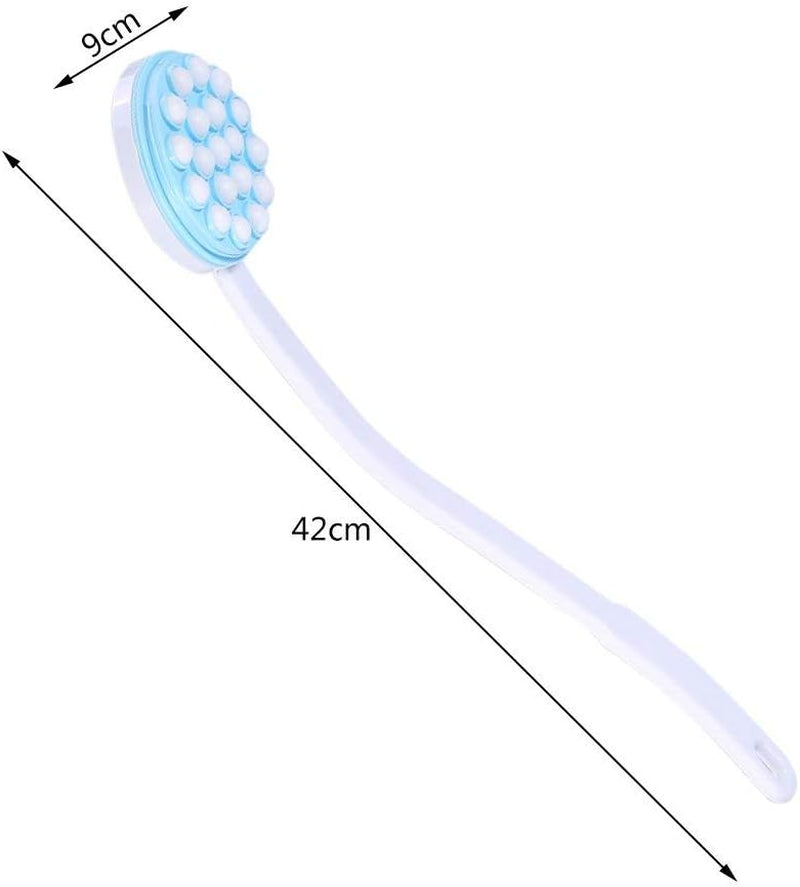 Body Brush Massager, Longue Poignée Lotion Huile Crème Applicateur Corps Arrière Jambe De Bain Brosse Masseur Masseur Outil